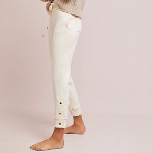 Anthropologie Terry Cropped Joggers